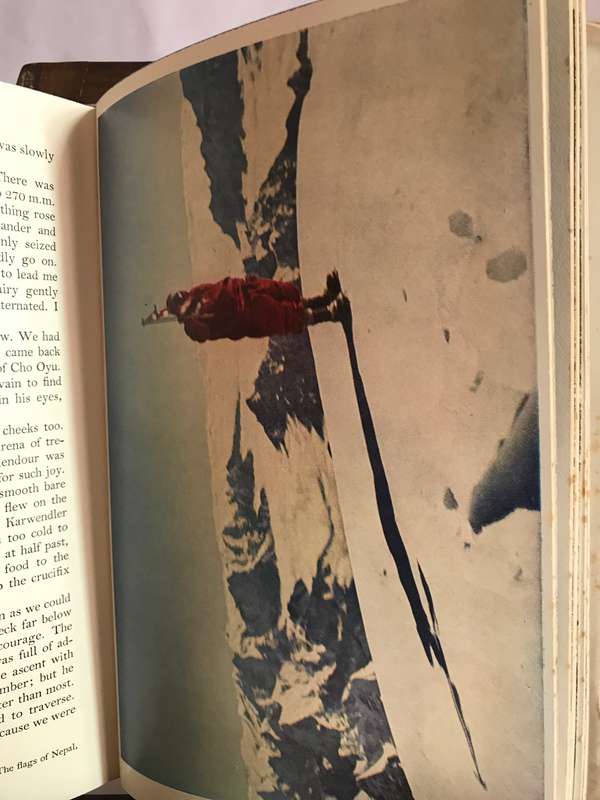 Cho Oyu by Herbert Tichy 1957  36 plates inside Actual Climb of Mountain Experience Documented