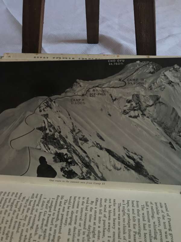 Cho Oyu by Herbert Tichy 1957  36 plates inside Actual Climb of Mountain Experience Documented