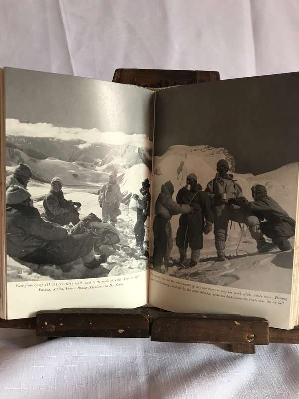 Cho Oyu by Herbert Tichy 1957  36 plates inside Actual Climb of Mountain Experience Documented