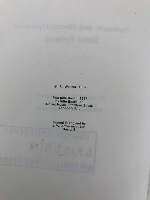 Hydraulic and Electro-hydraulic Servo Systems Hardcover  1967