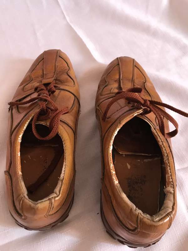 Leather Shoes Mens Brown size 10 second hand