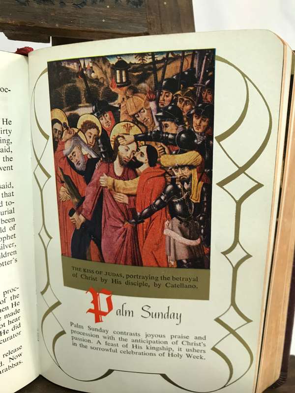 Catholic Missal 1954,1955 Containing All the Masses for Sunday Holy Days Obligations