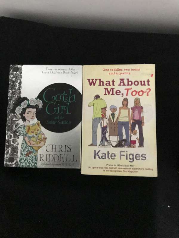 Goth Girl and the Sinister Symphony Chris Riddell and What about me too? Kate Figes