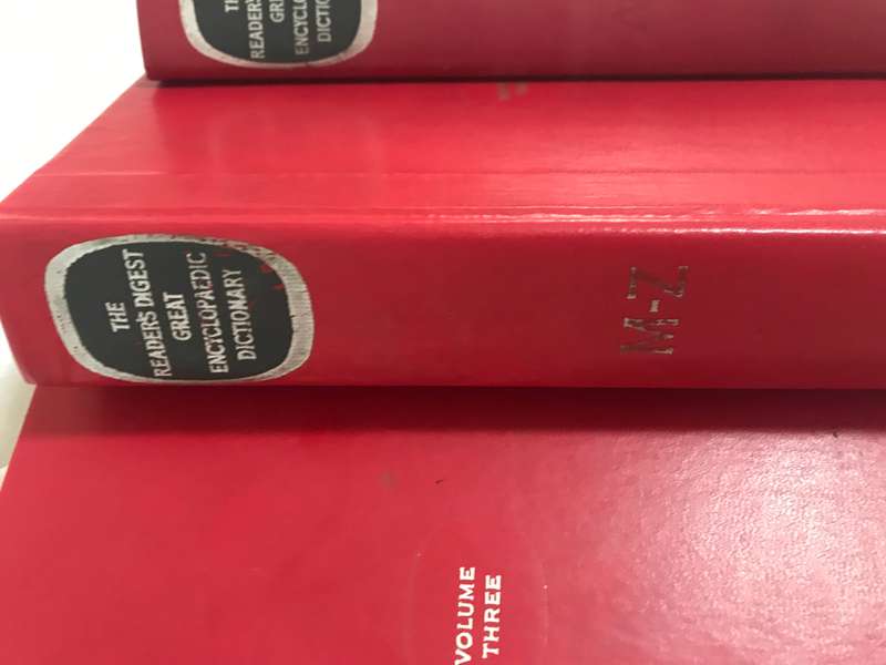 The Reader's Digest Great Encyclopaedic Dictionary Vol 1-3