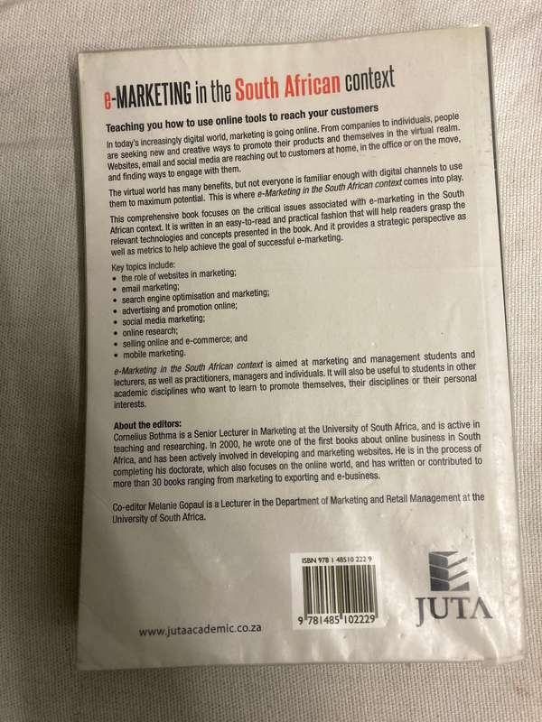 E MARKETING IN THE SA CONTEXT