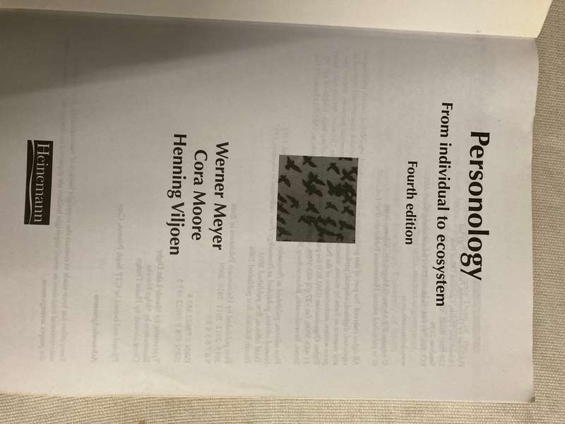 Personology From Individual To Ecosystem 4th edition