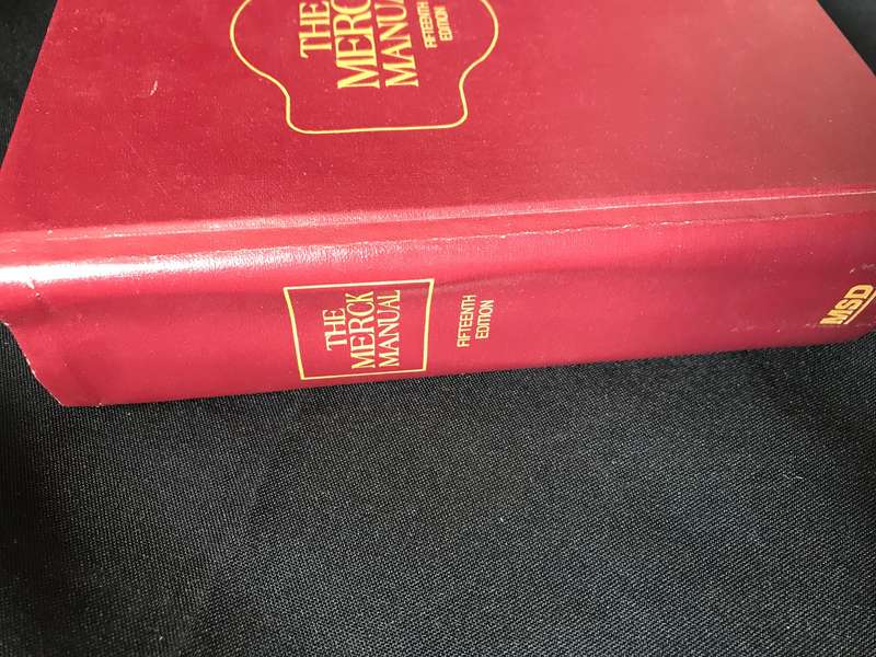 The Merck Manual 15th ed 1987 and 16th edition 1992