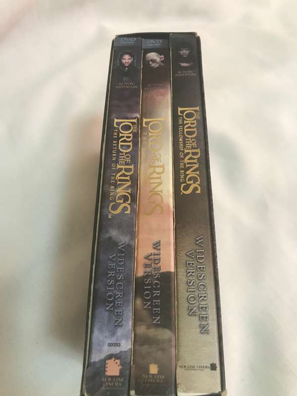 Lord of the Rings DVD box set