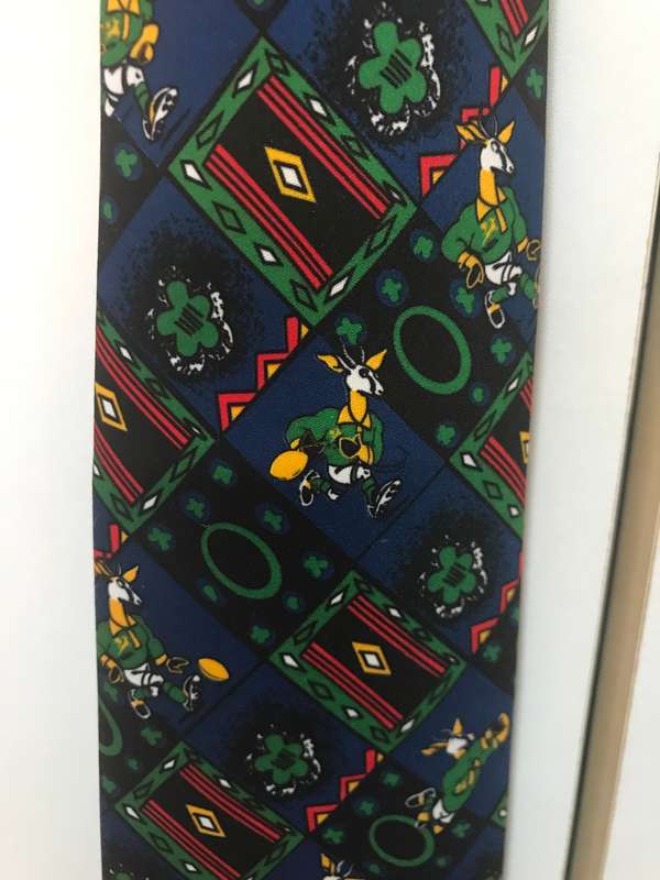 Springbok Mens Tie by Comme Soie Hand made Collectable for Display