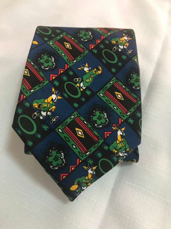 Springbok Mens Tie by Comme Soie Hand made Collectable for Display