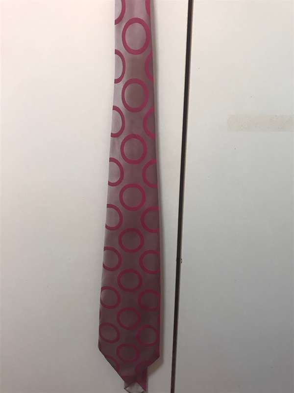 Tie Mens Cavateur Commodore Pink Circles