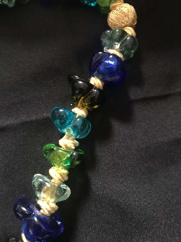 Rare Multicolour Heavy Glass Stunning Home Decor Piece