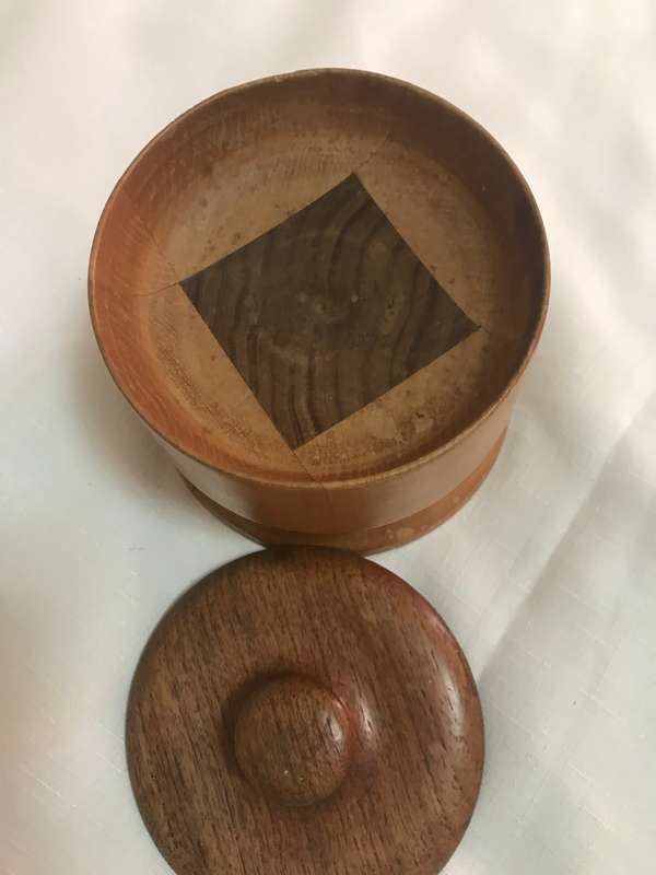 Wooden Bowl Vintage used for Butter, Salt, Keep Collectables, etc.