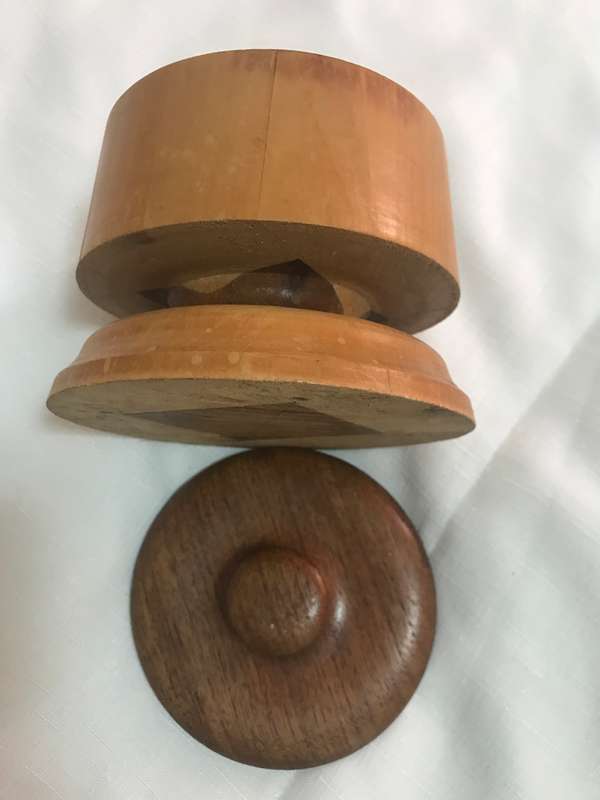 Wooden Bowl Vintage used for Butter, Salt, Keep Collectables, etc.