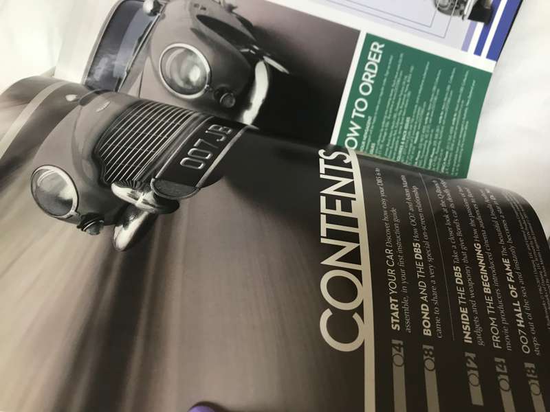 James Bond DB5 007 Aston Martin 1-19. Magazines only