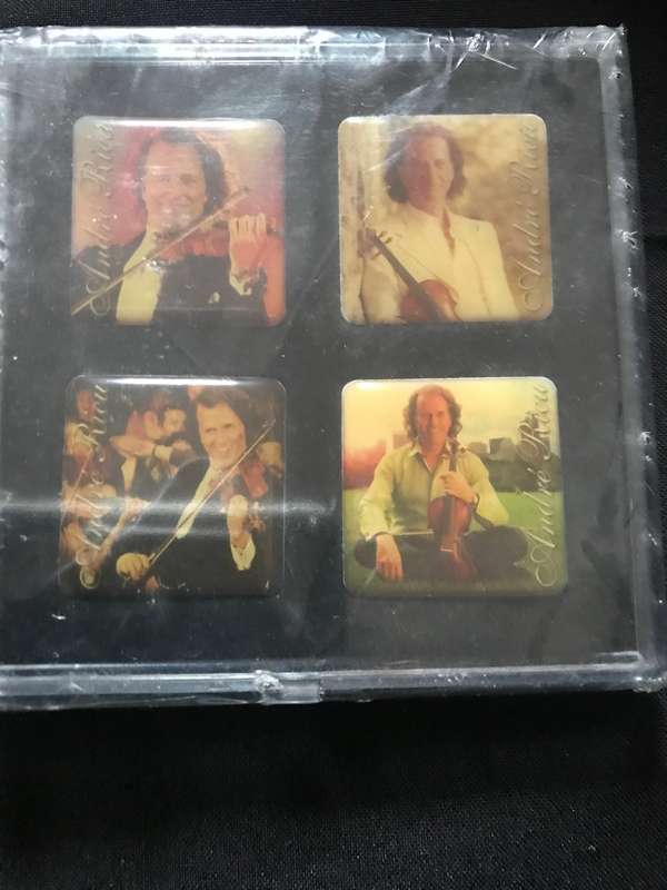 Andre Rieu fridge magnet x 4 inside casing
