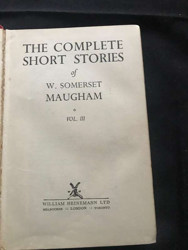 The Complete Short Stories of W. Somerset Maugham, Vol. 3 1953