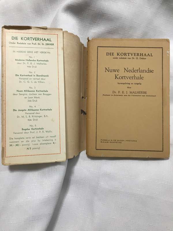 Nuwe Nederlandse Kortverhale. Malherbe, Dr. F. E. J.