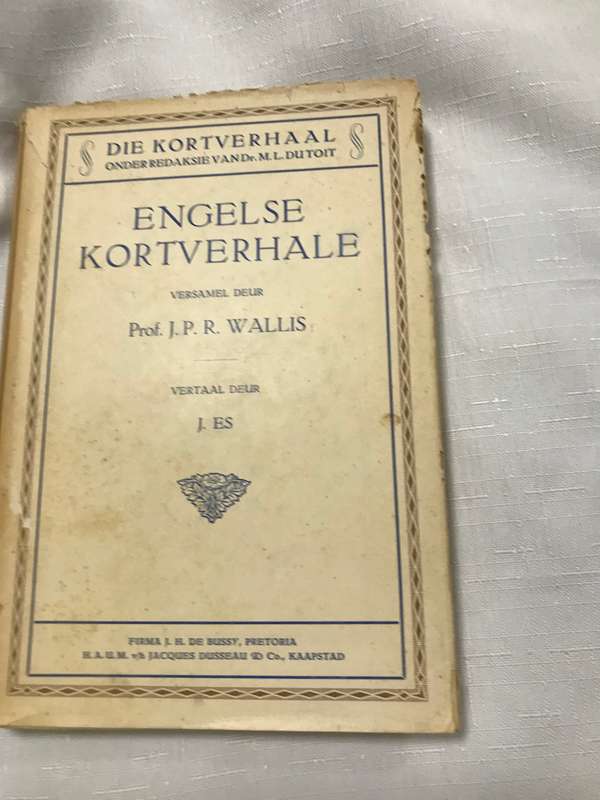 Engelse kortverhale. Versamel deur Prof. J. P. R. Wallis. Vertaal deur J. Es