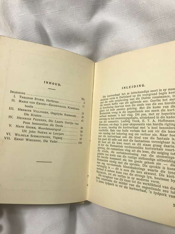 1937 Duitse Kortverhale by Dr. J. J. Dekker Hardcover