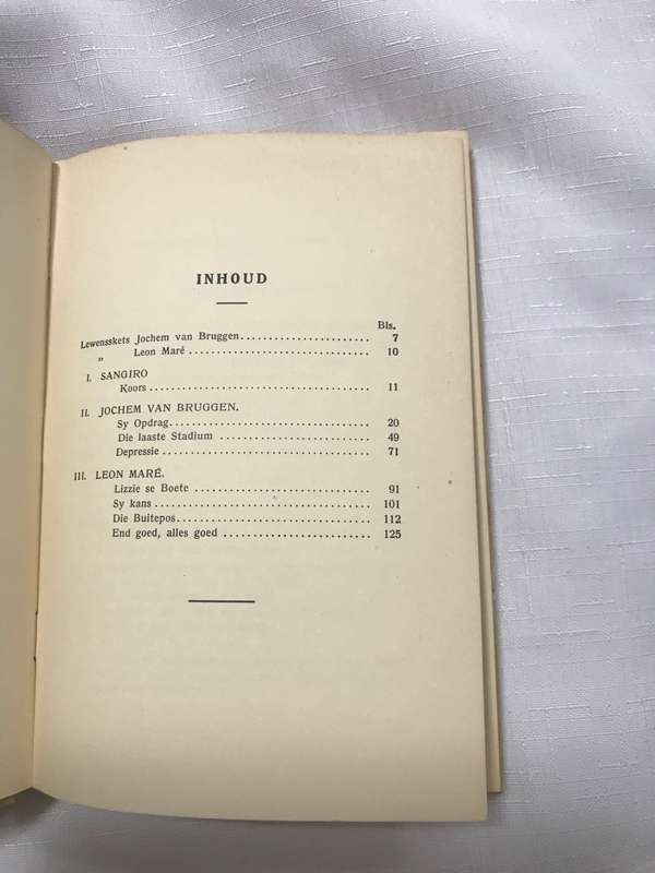Nuwe Afrikaanse Kortverhale by Sangiro , Bruggen, J v. 1932