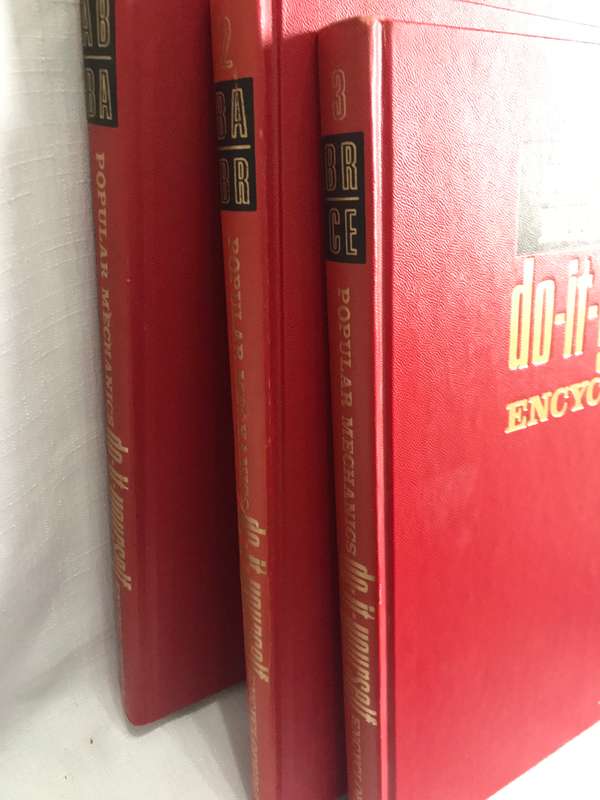 Popular Mechanics do it yourself Encyclopedia 1,2,3 hardcover 1968