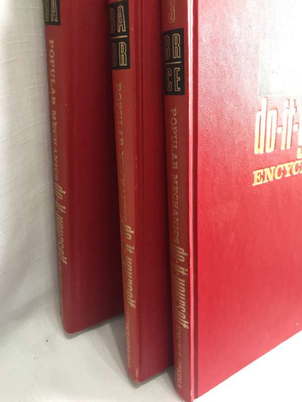 Popular Mechanics do it yourself Encyclopedia 1,2,3 hardcover 1968