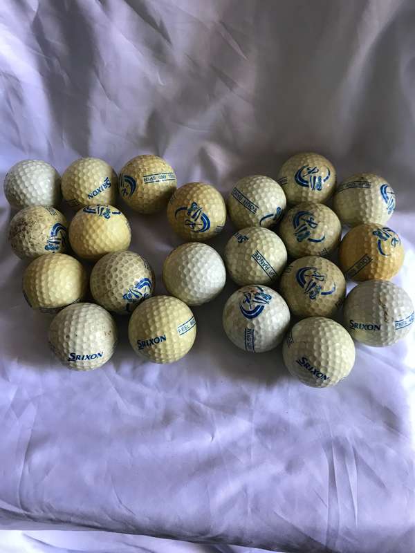 Srixon 22 golf balls used