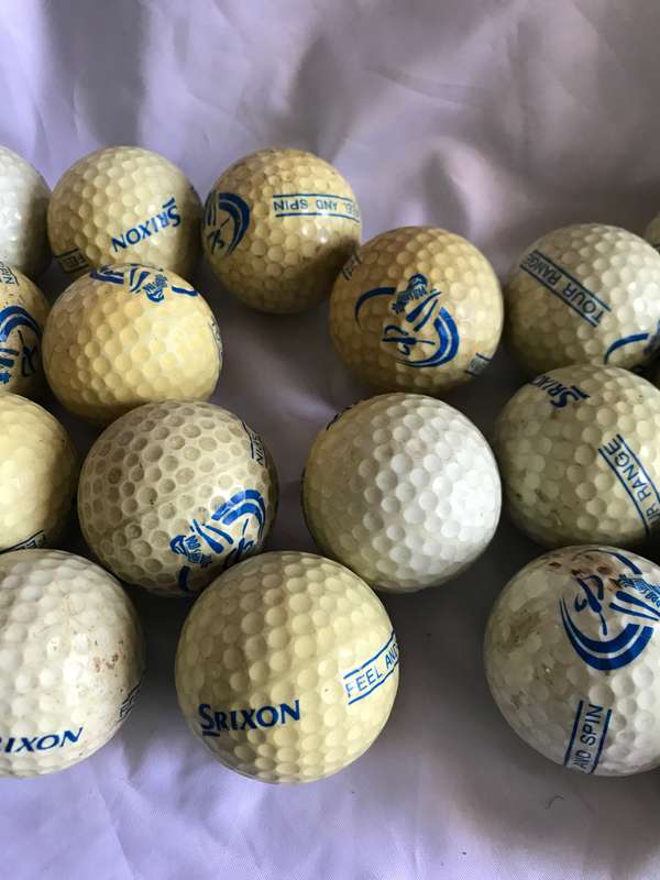 Srixon 22 golf balls used