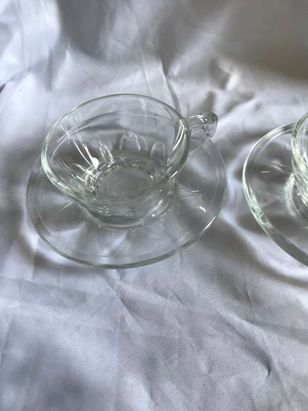 Espresso cups and sauces two