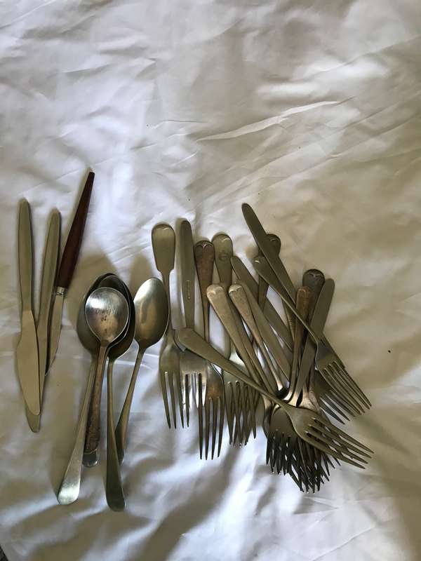 Lot of cutlery