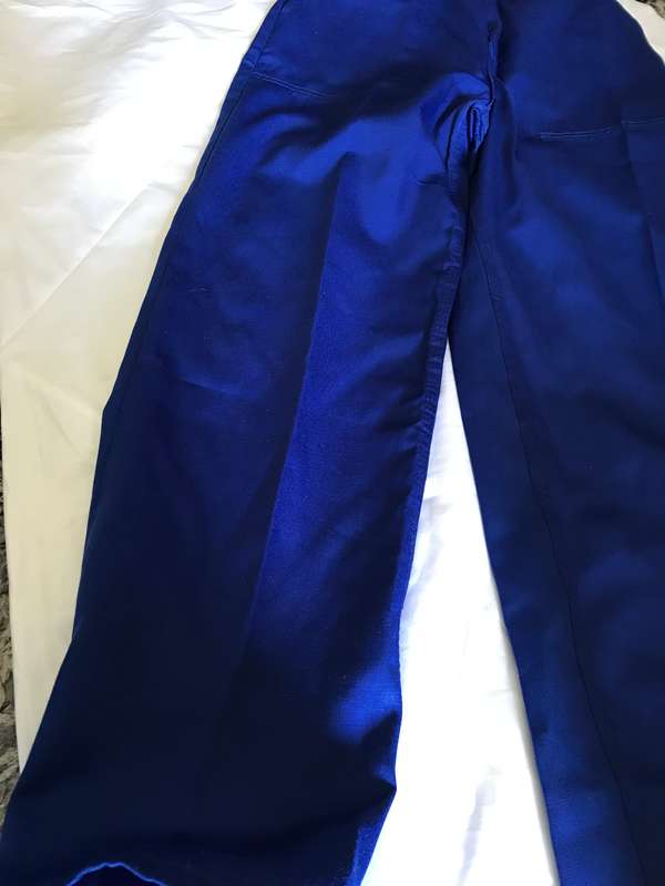 Work wear blue jacket and pants size chest 36/92 and waist 32/82