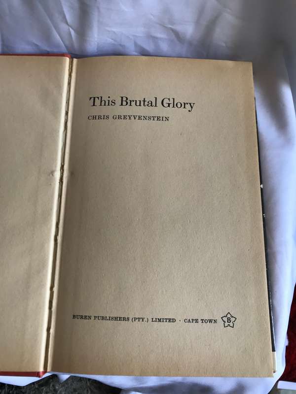 This Brutal Glory Chris Greyvenstein boxing