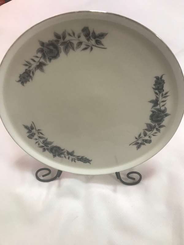Constantia Grey Rose Oval Platter