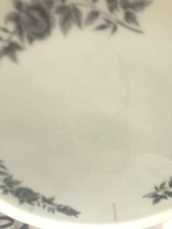 Constantia Grey Rose Oval Platter