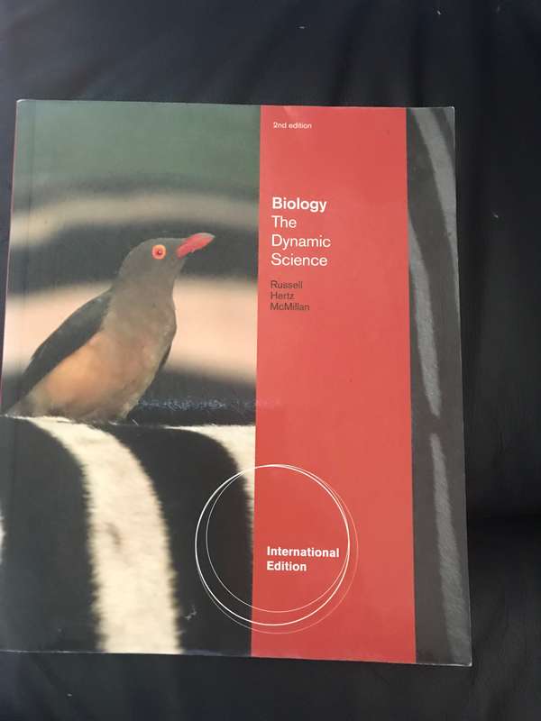 Biology The Dynamic Science Russel, Hertz, McMillan 2nd edition International edition