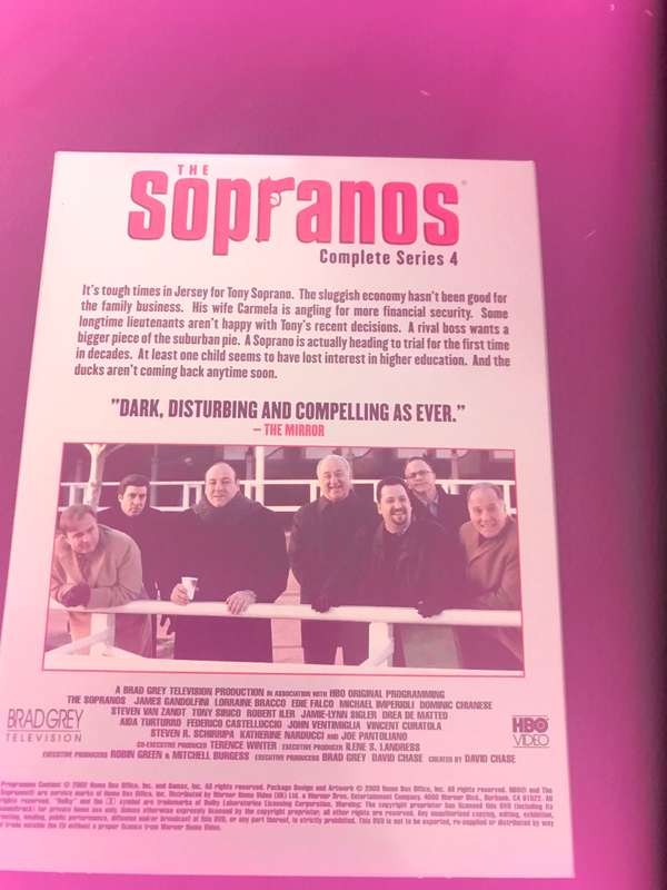 The Sopranos complete series 4 DVD