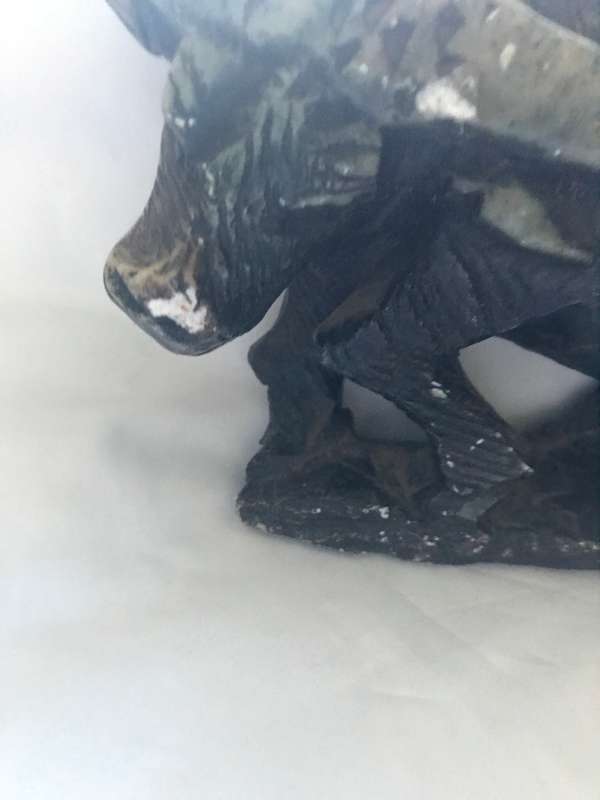 Buffalo sculpture