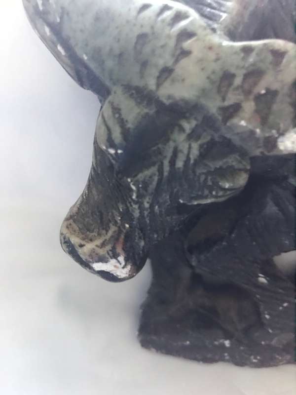 Buffalo sculpture