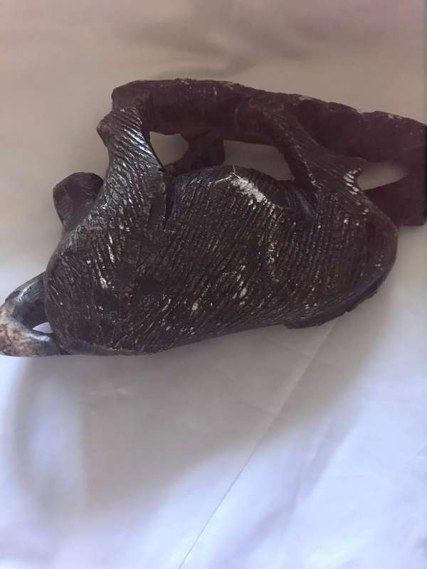 Buffalo sculpture