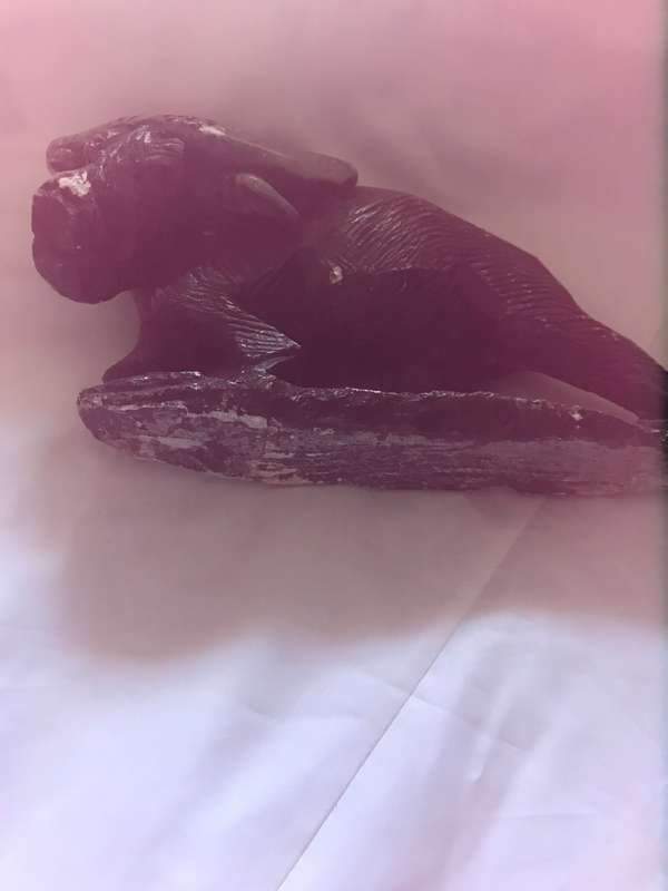 Buffalo sculpture