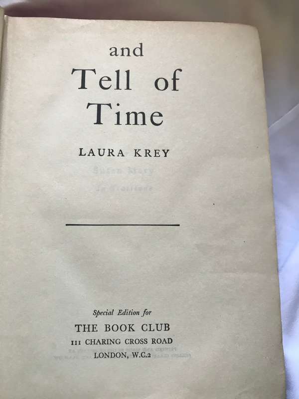 and Tell of Time Laura Krey