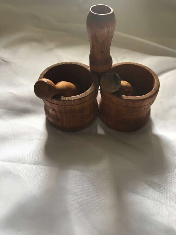 vintage Kitchen Gadget Wooden Pestle Mashing Spice Multifunctional