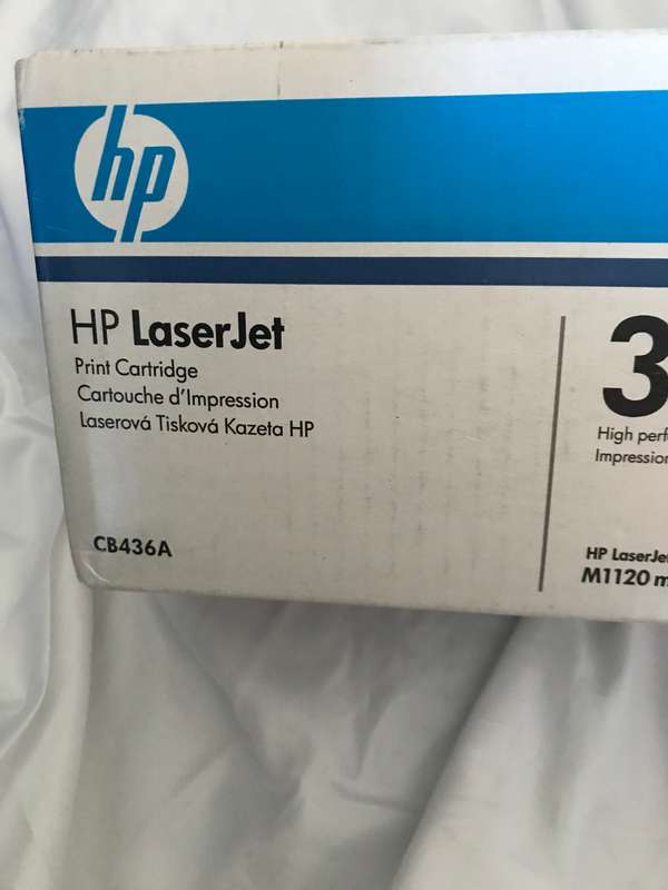 hp LaserJet cb436a toner cartridge Sealed new