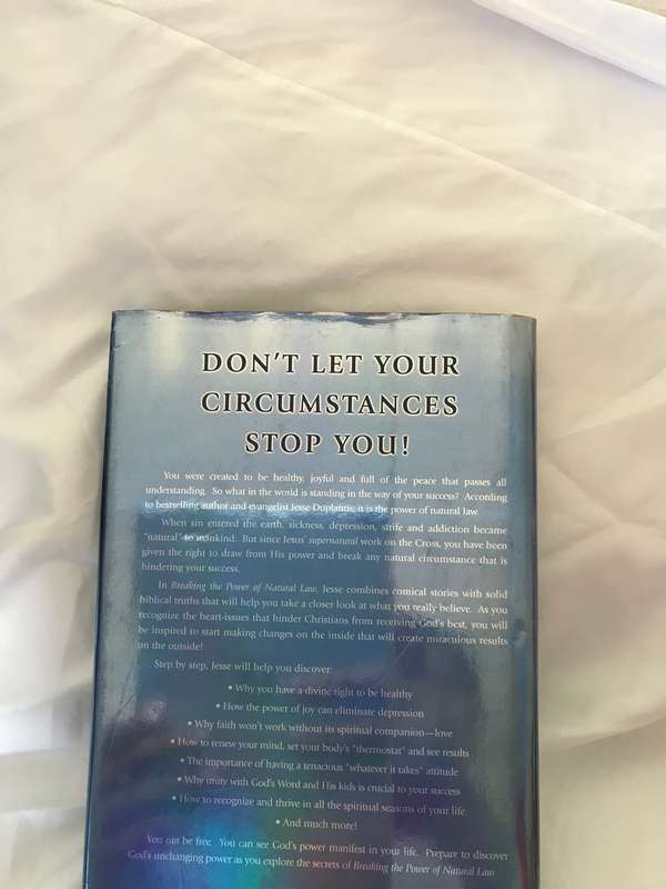 Breaking the Power of Natural . Finding freedom in presence of God Law Jesse Duplantis
