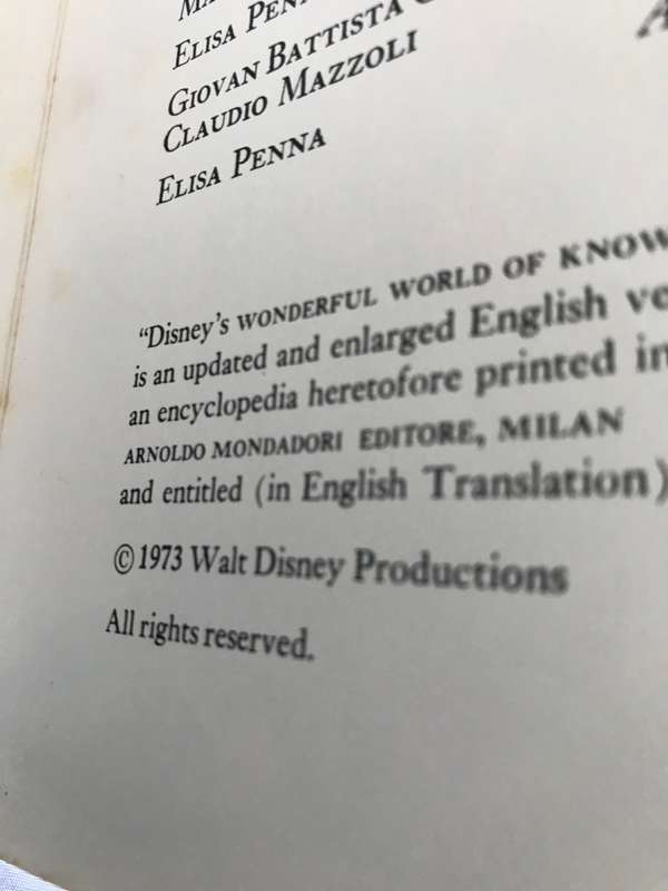 Disneys Wonderful World of Knowledge 1973