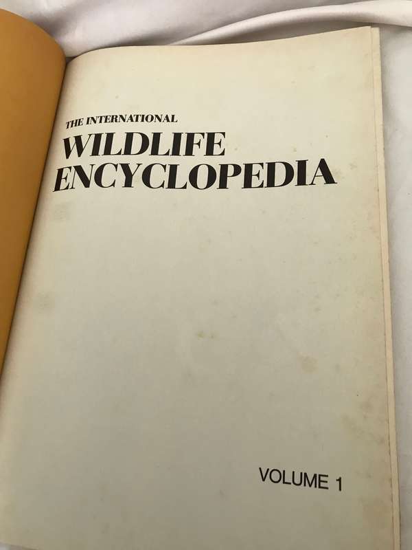 The International Wildlife Encyclopedia volume 1