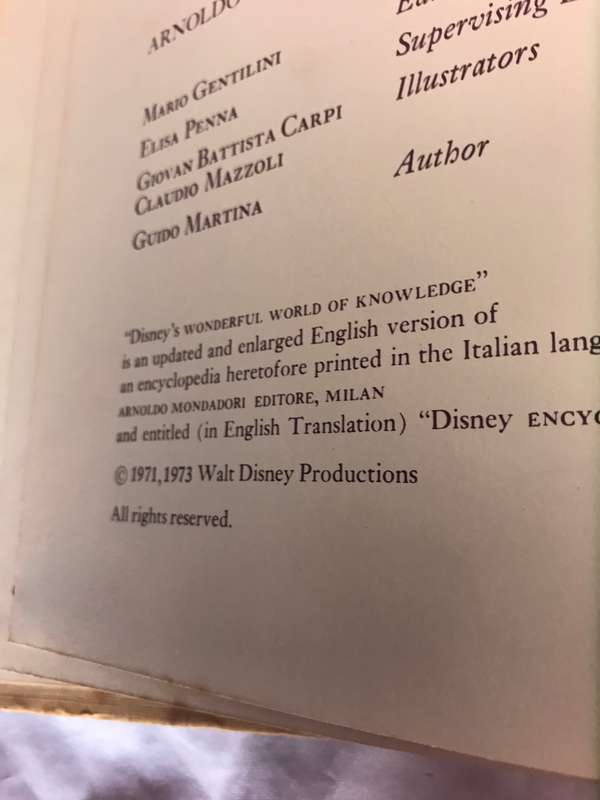 Disneys Wonderful World of Knowledge 1971,1973 production