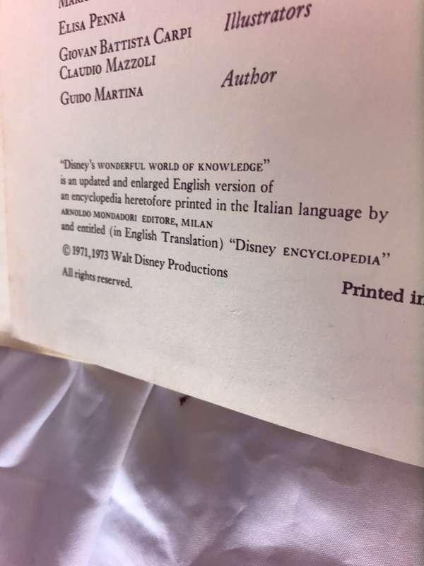 Disneys wonderful world of knowledge 1971,1973