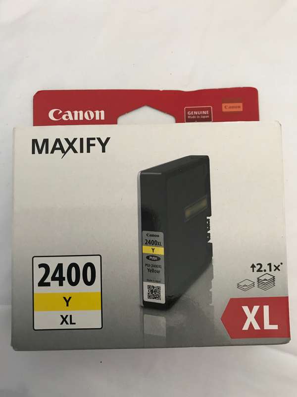 Cartridge Canon 2400 Yellow XL sealed
